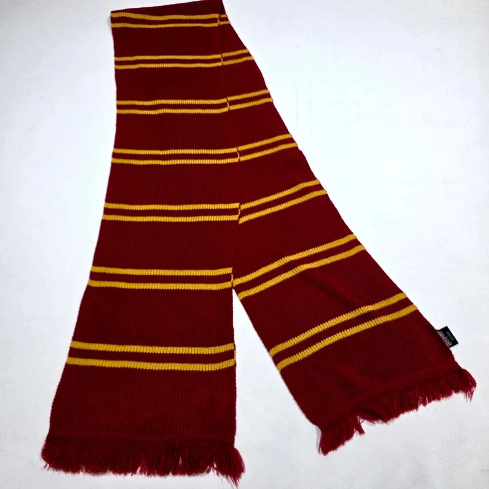 Universal Studios Harry Potter Scarf Maroon Gold Gryffindor Collector Hogwartz